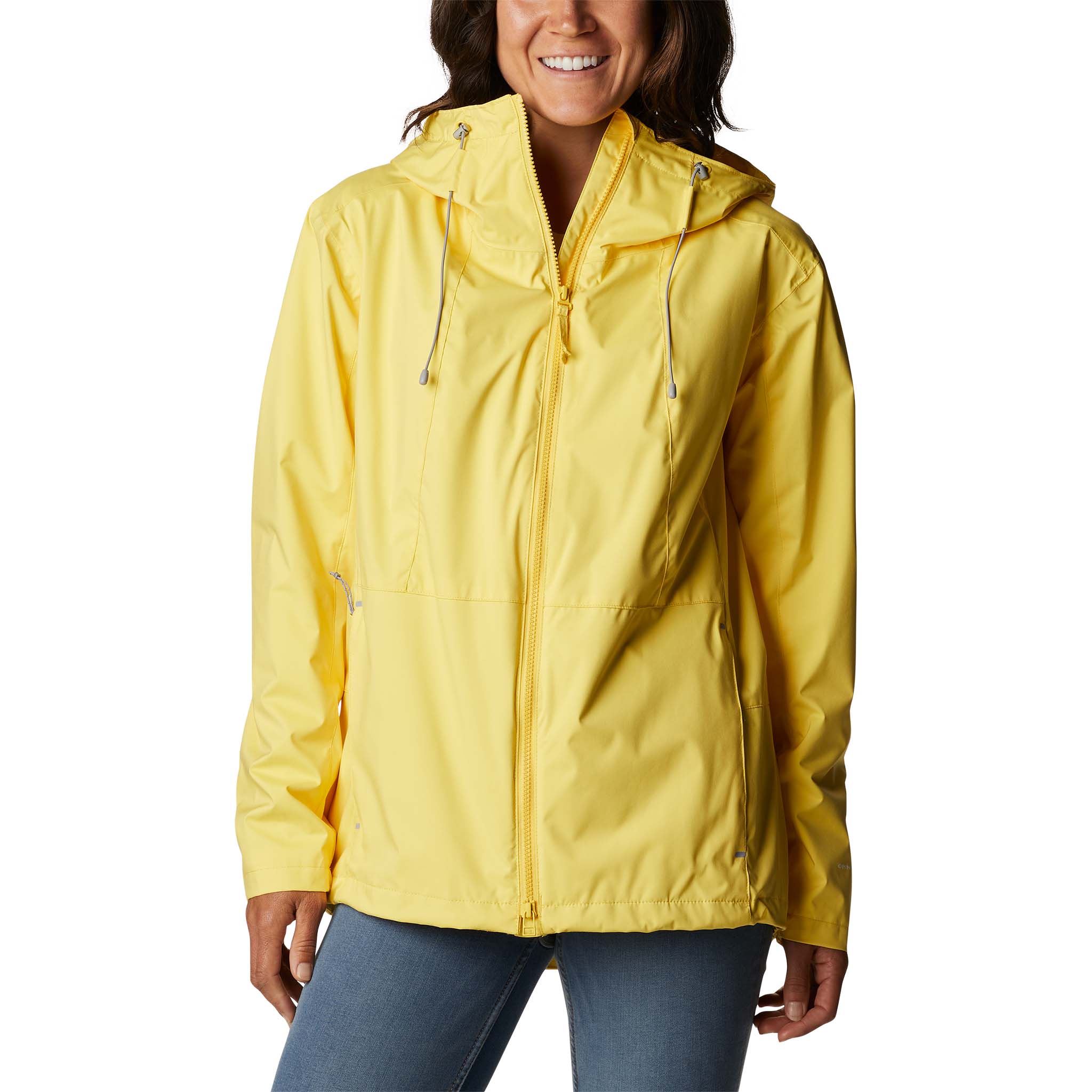 manteau de pluie jaune femme